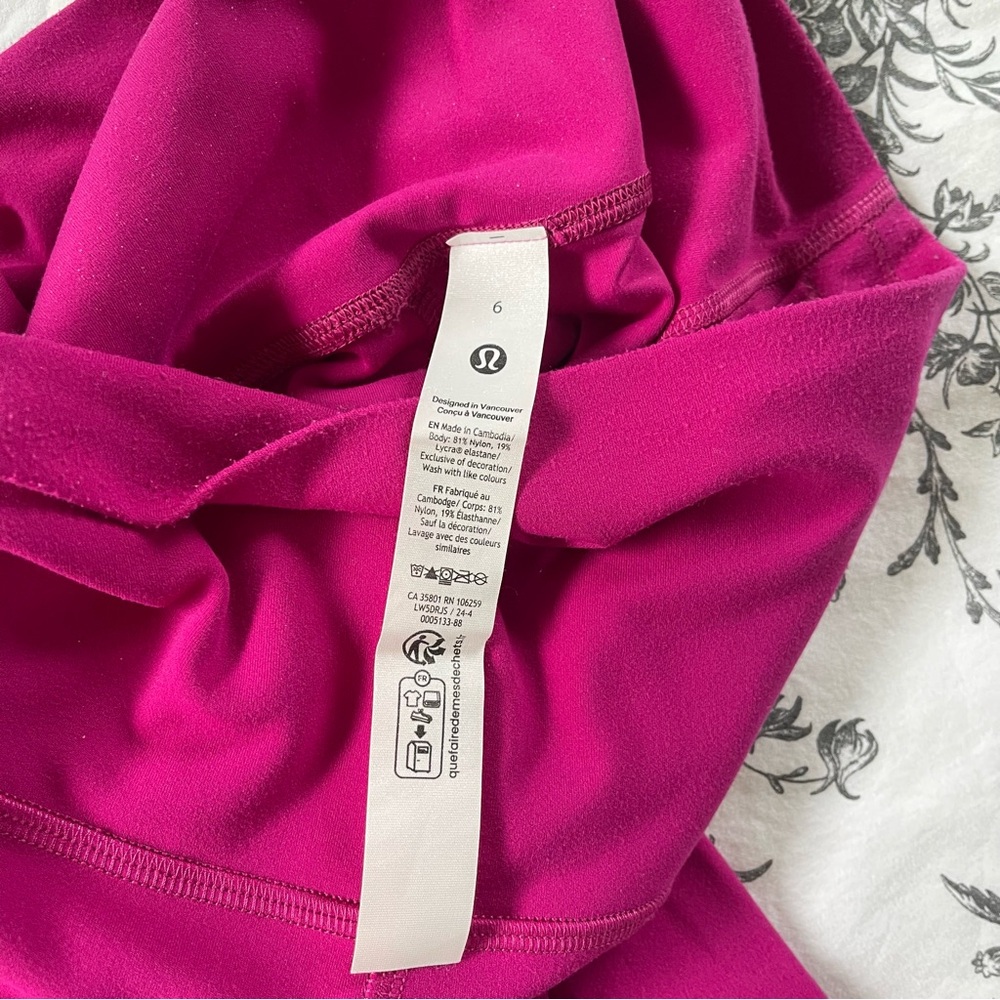 Lululemon Align High-Rise Pant 25” Ripened Raspberry - Picture 4 of 14